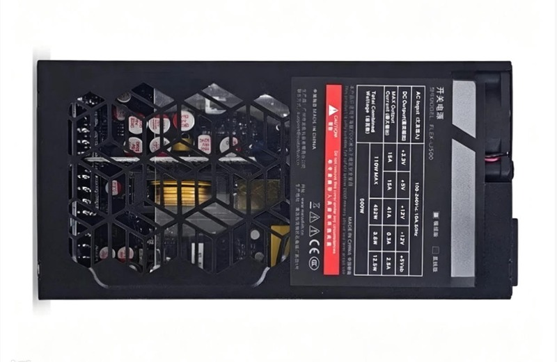 Flex Atx Power Supply 600W 1U - Limited Offer METALFISH Flex 500/600W 80PLUS