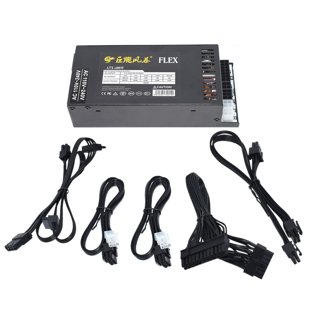New PC Power Supply 400W 600W  - Flex Atx Power Supply 600W 1U review and price