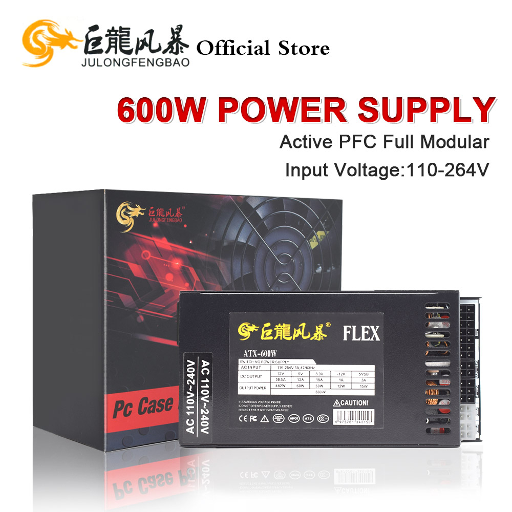 600W Full Modular 1U Flex ATX  - Flex Atx Power Supply 600W 1U review and price