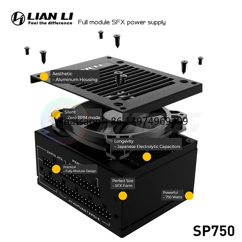 LIAN LI PSU 750w SFX Power Sup - 750W Sfx Fully Modular Power Supply review and price